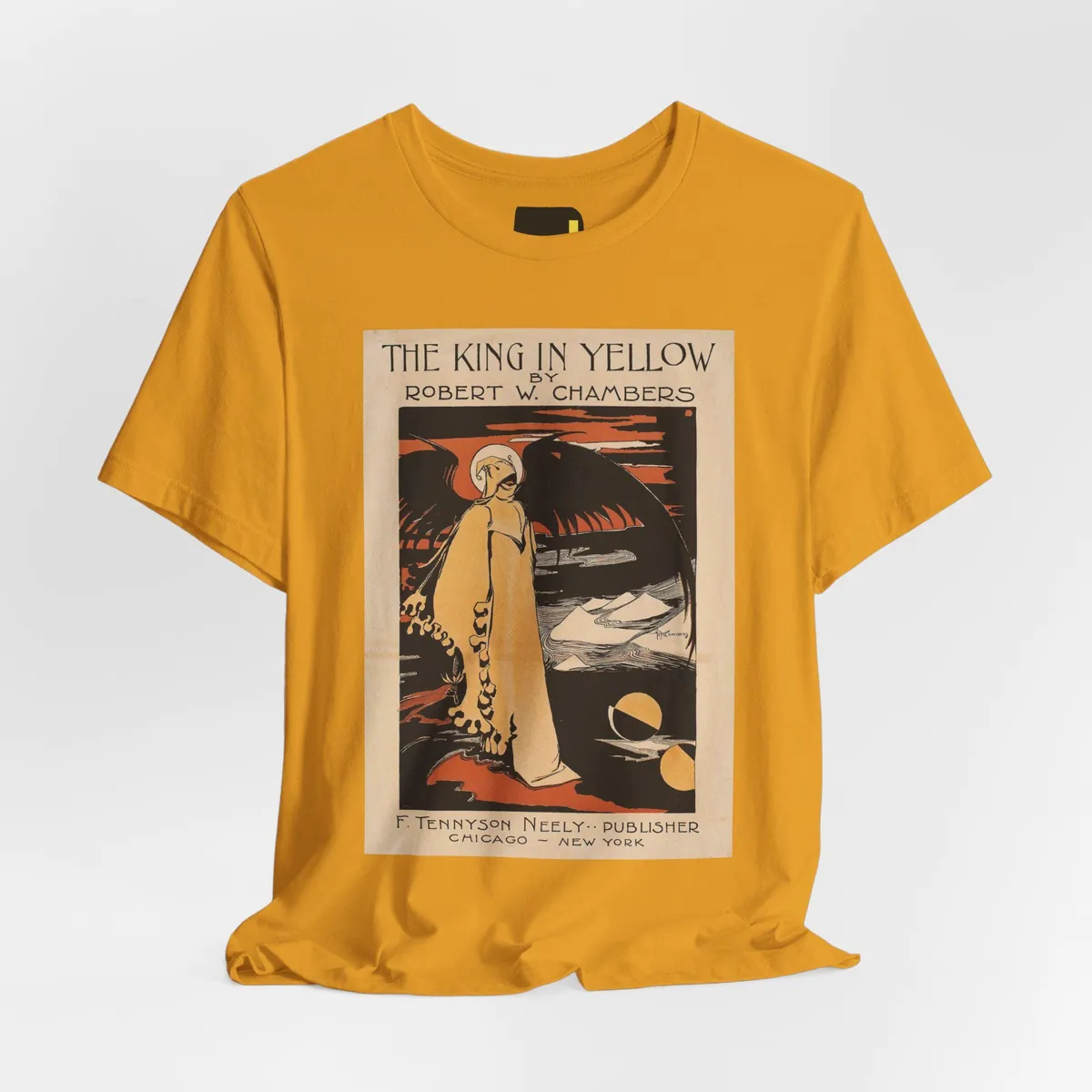 T-shirt couverture Le Roi en jaune